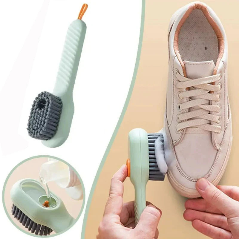 Multifunction Brush Soft Automatic Liquid Shoe Brush