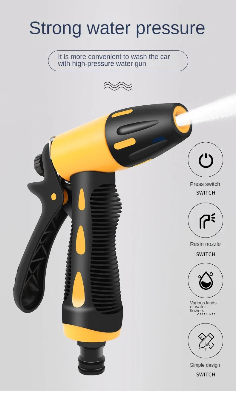 Telescopic Water Pipe with High-pressure Nozzle Car Washing Tool