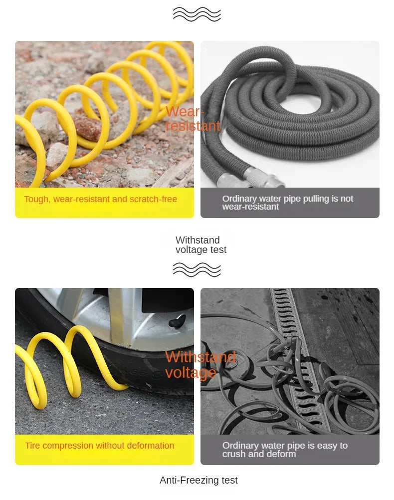 Telescopic Water Pipe with High-pressure Nozzle Car Washing Tool