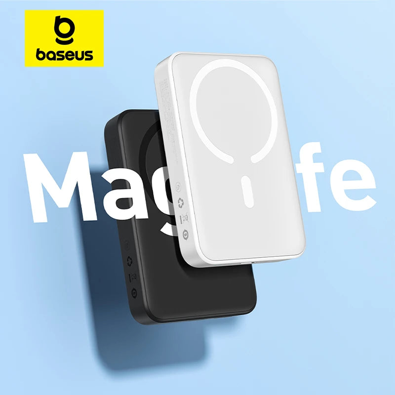 Baseus Power Bank 10000mAh Mini Magnetic Wireless Fast Charge Auto-wake