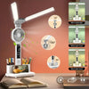 Multifunction Rechargeable Desk Lamp With Thermometer, Calendar, Fan, Pen Holder