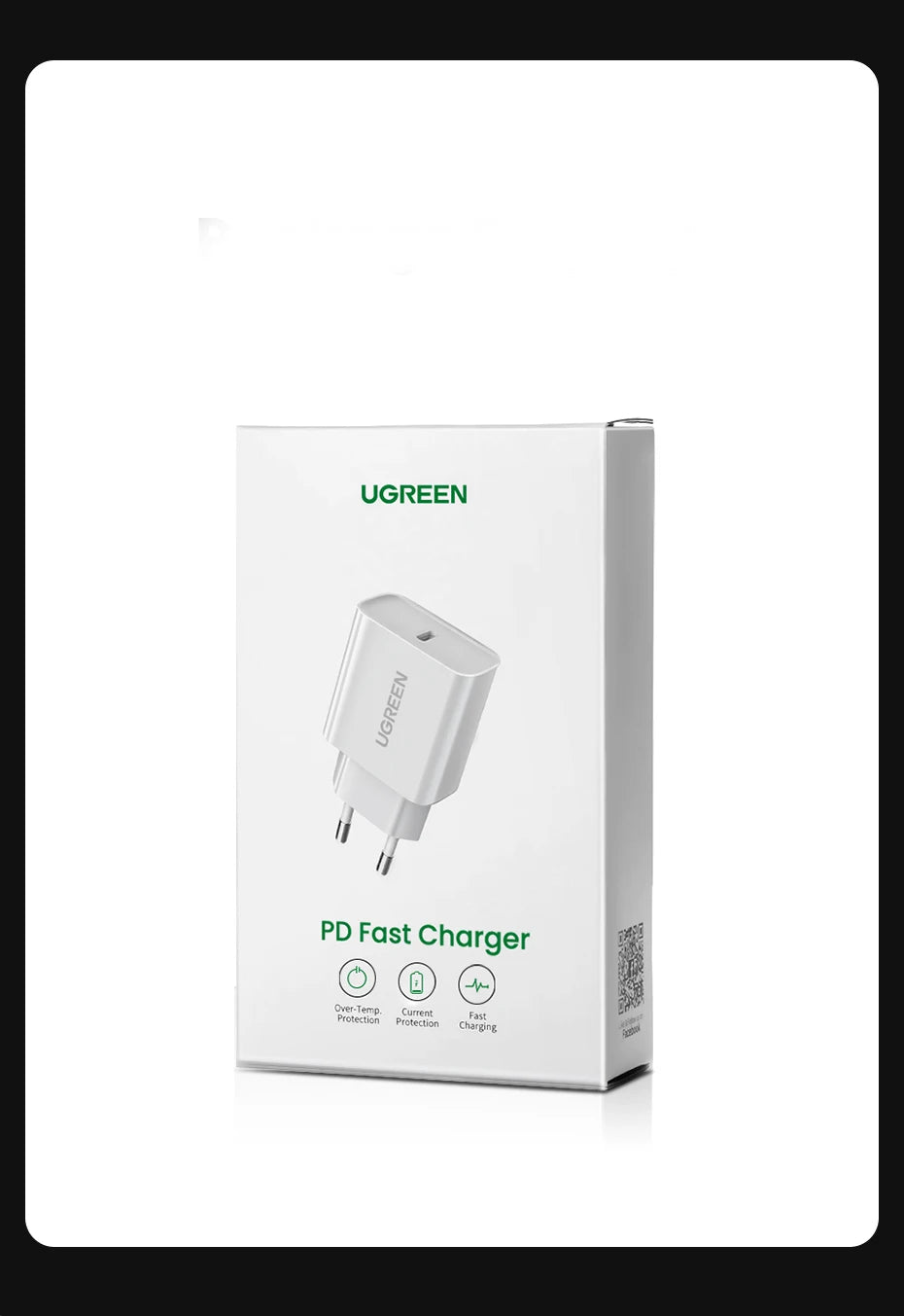 UGREEN Quick Charge 4.0 3.0 QC PD Charger 20W QC4.0 QC3.0 USB Type C Fast Charger for iPhone 16 15 14 Pro Xiaomi Phone PDCharger