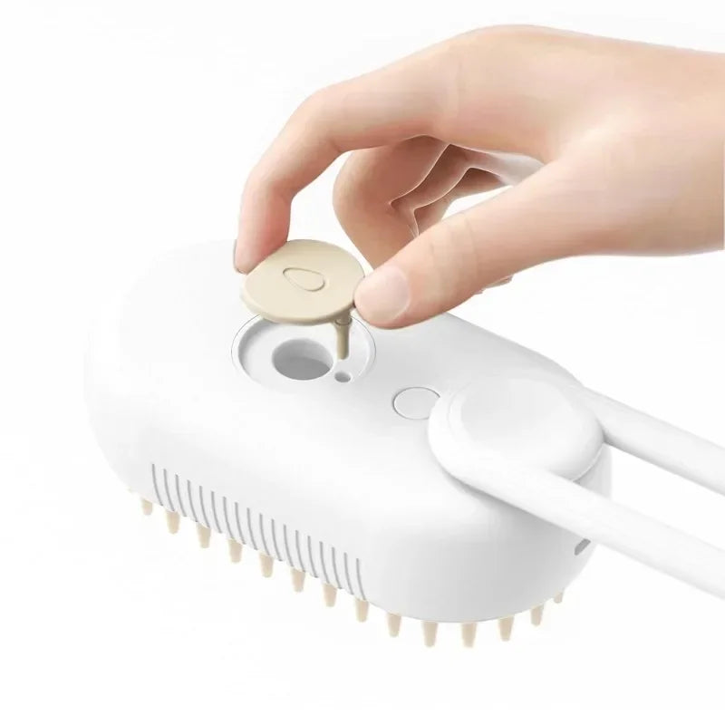 Electric Spray Steamy Pet Hair Brush