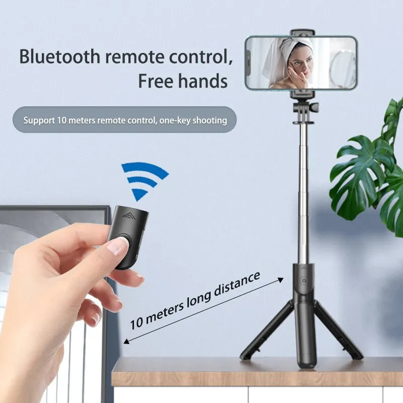 Bluetooth Wireless Selfie Stick Mini Tripod Extendable