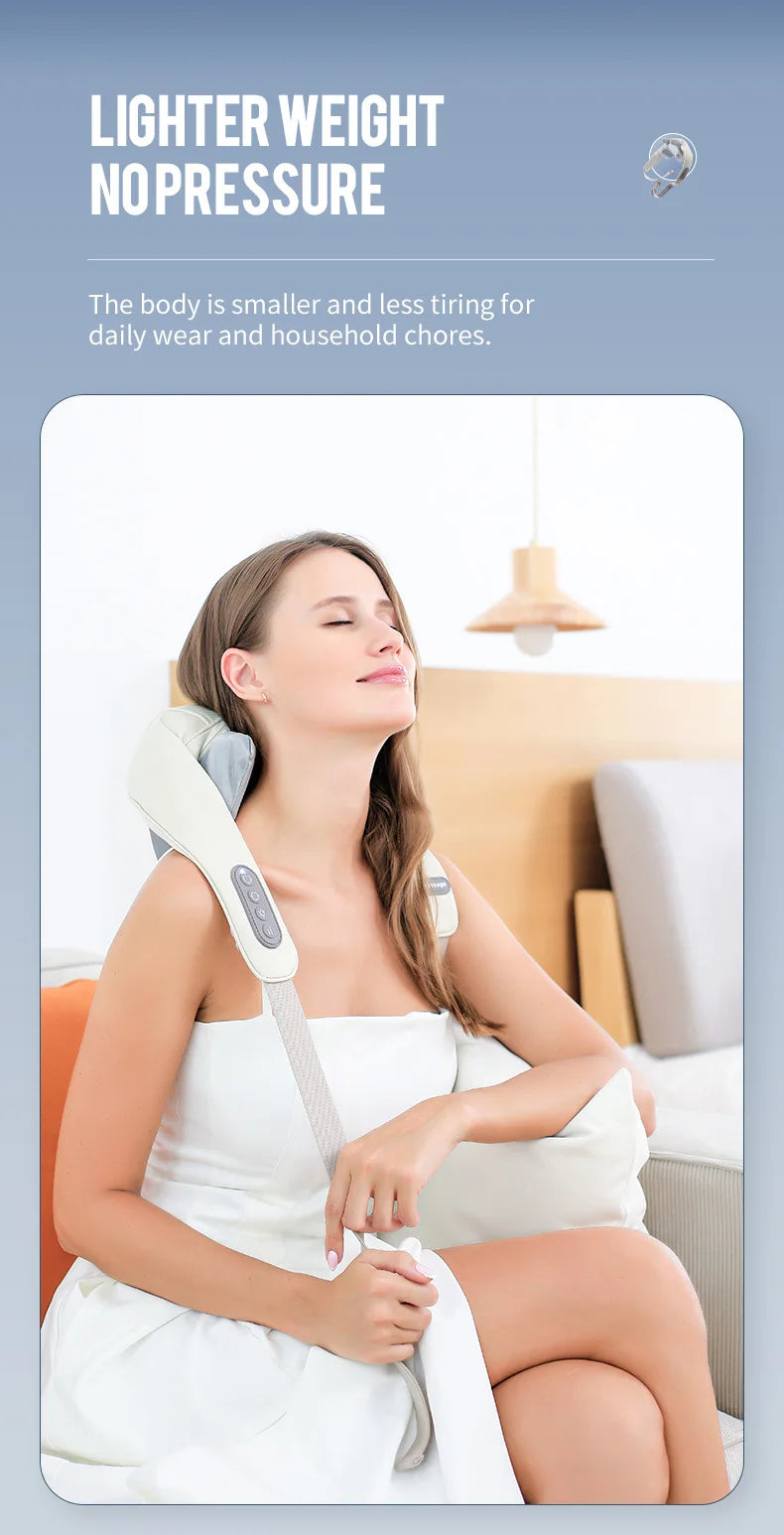 Foreverlily Wireless Neck And Back Massager