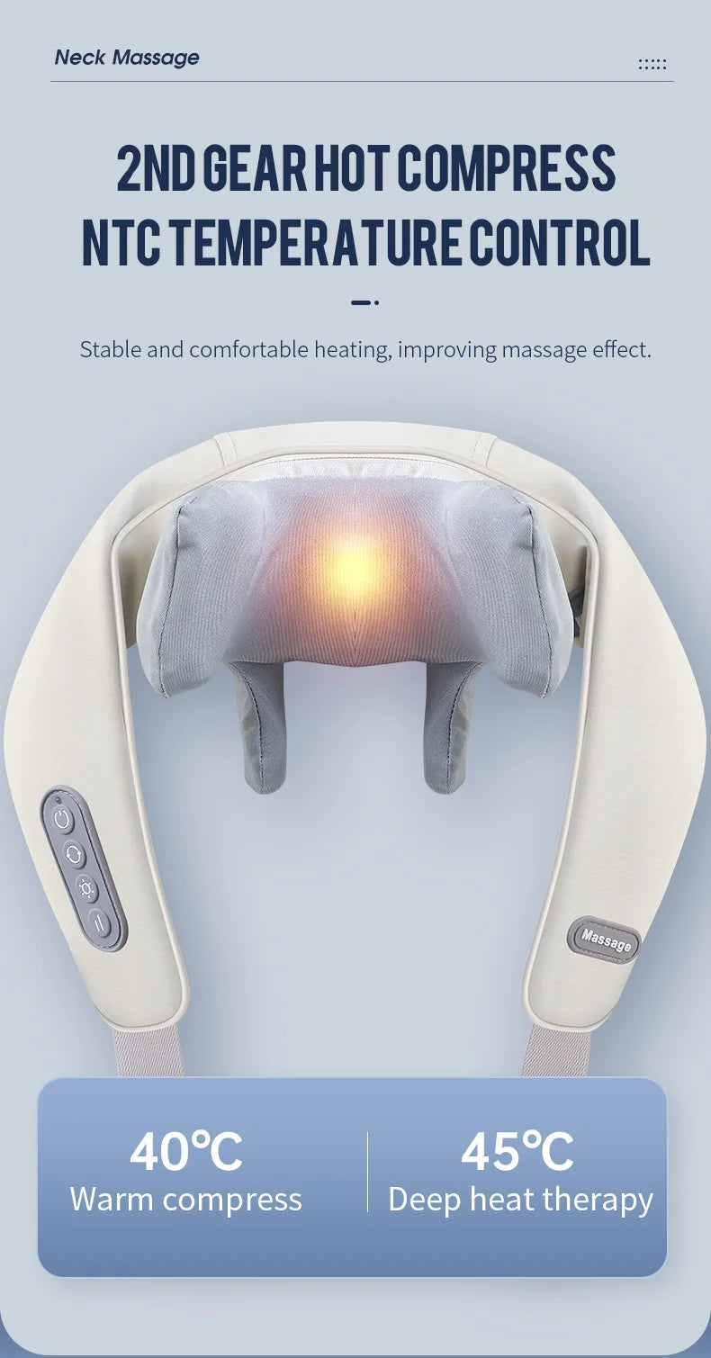 Foreverlily Wireless Neck And Back Massager