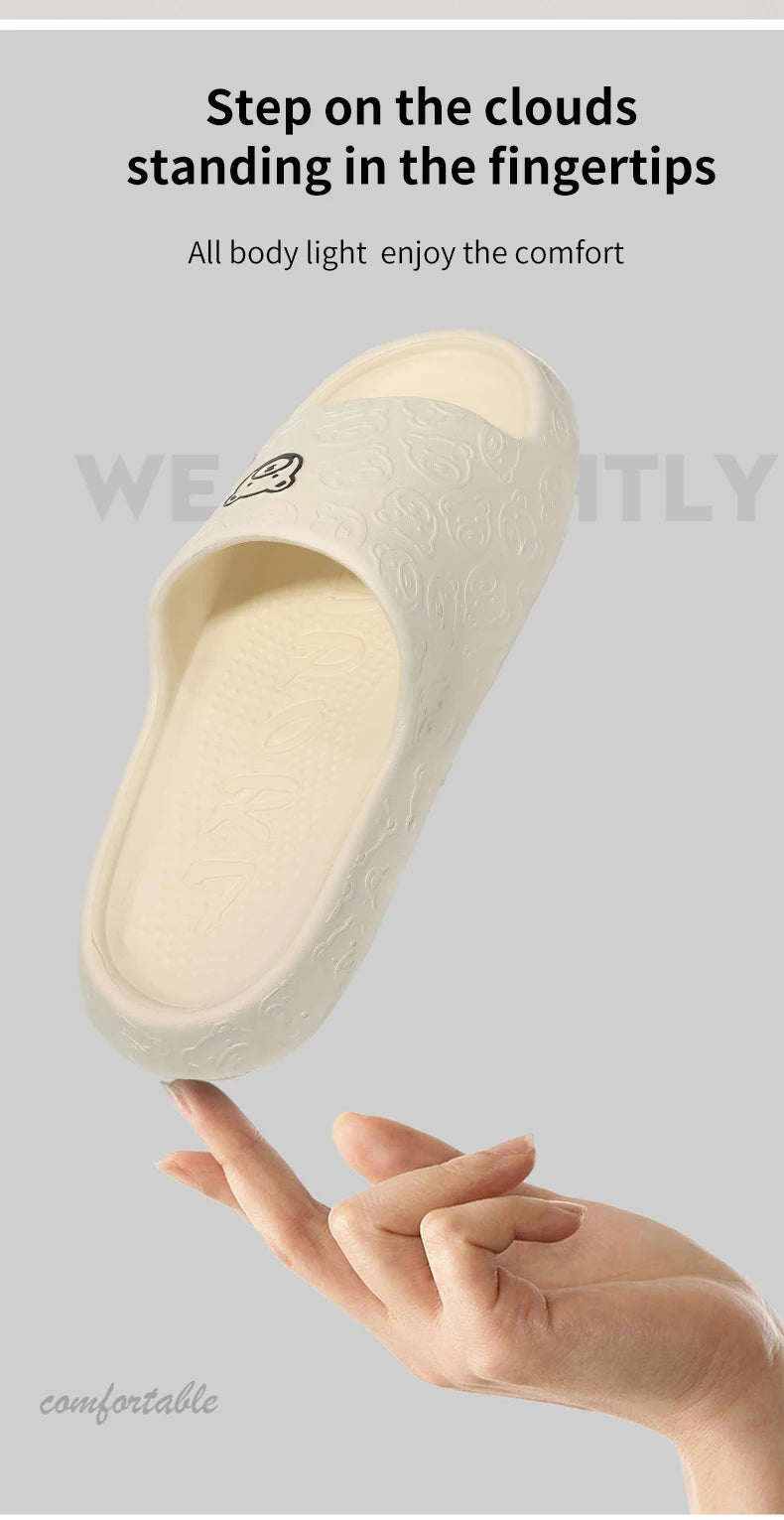 Non-slip Slippers Female Outer Wear 2024 New Bathroom Bathroom Indoor Home Sandals Female Summer Eva