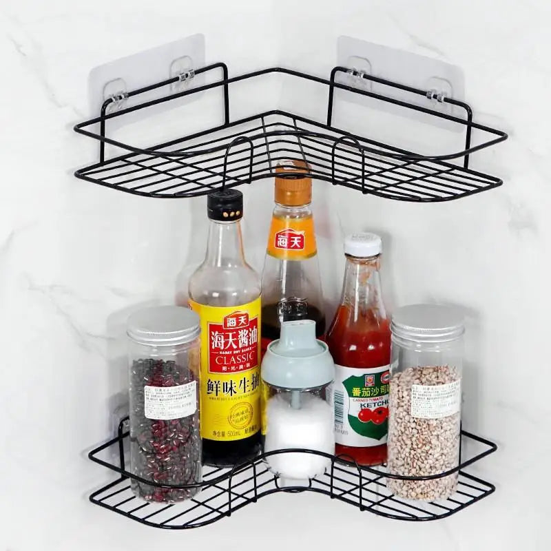 Non Perforated Bathroom Triangle Shelf | Wall Mounted