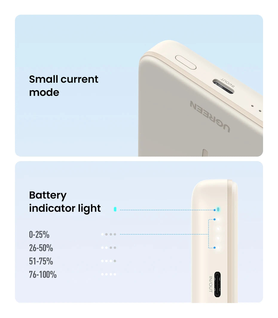 UGREEN PD20W Power Bank Magnetic 10000mAh Portable Wireless Fast Charging PowerBank for Magsafe for iPhone 15 Pro Max 16 Pro