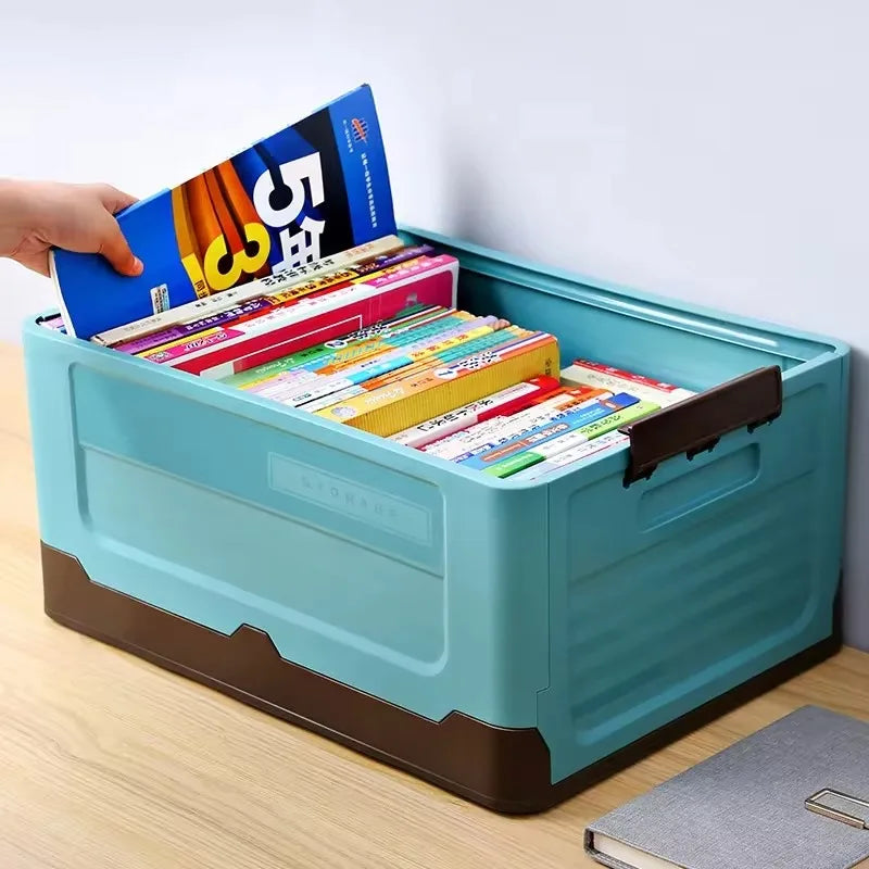 Foldable Storage Box PP Material High Hardness Storage Box Large Capacity Clothing Toy Organizer One Compartment Large Space