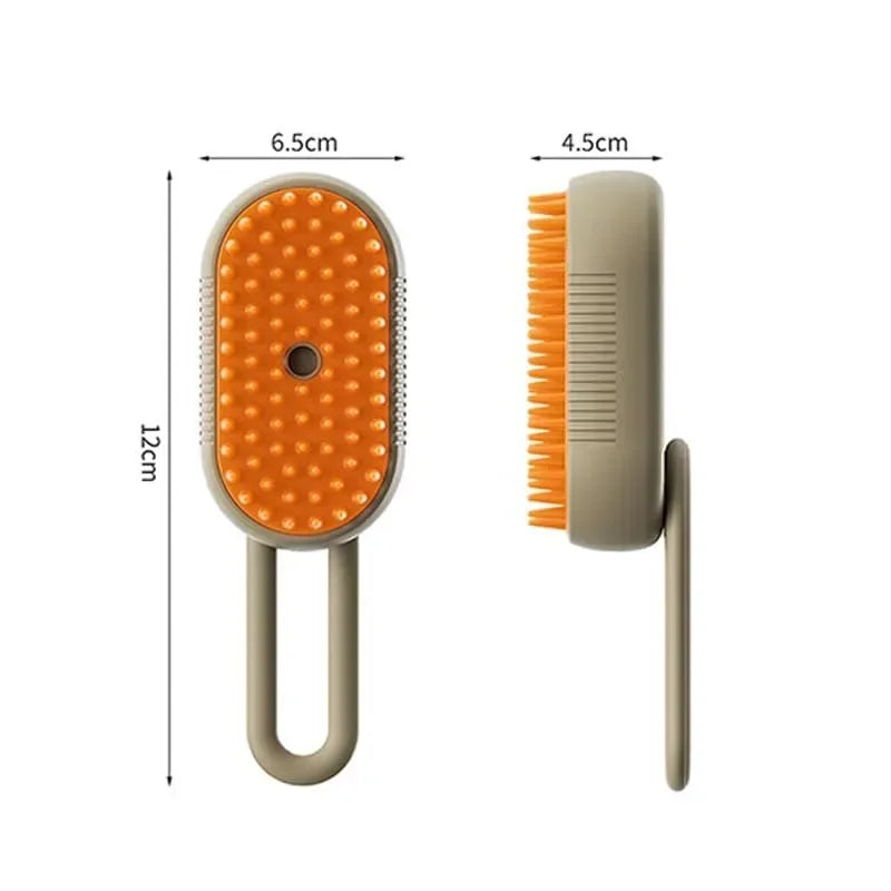 Electric Spray Steamy Pet Hair Brush