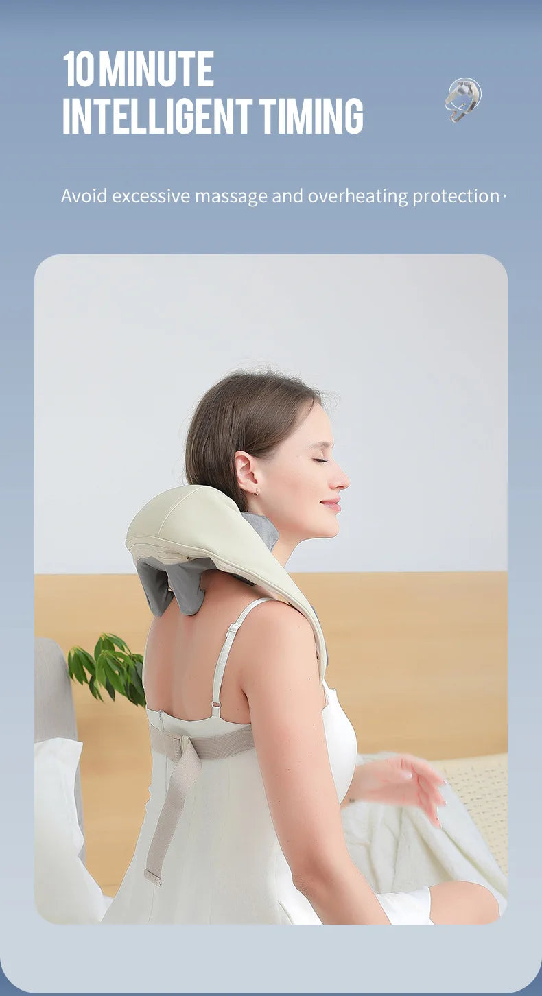 Foreverlily Wireless Neck And Back Massager