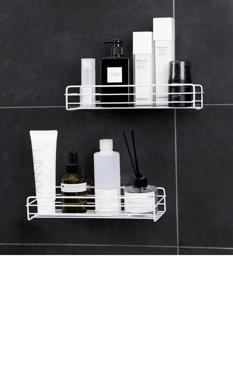 Non Perforated Bathroom Triangle Shelf | Wall Mounted