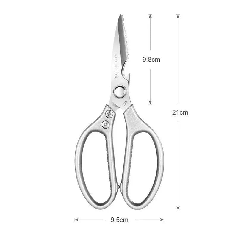 Kitchen Scissors Stainless Steel Kitchen Poultry Shears Chicken Bone Shear Fish Duck Butter Vegetable Cutter Cooking Accessories