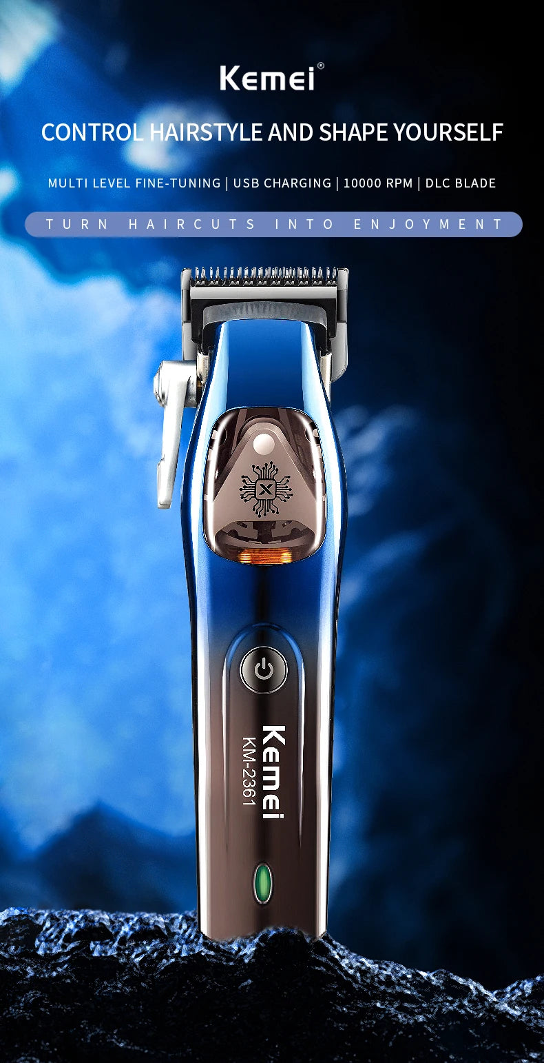 KEMEI km-2361 DLC 10000rpm Rechargeable Hair Trimmer