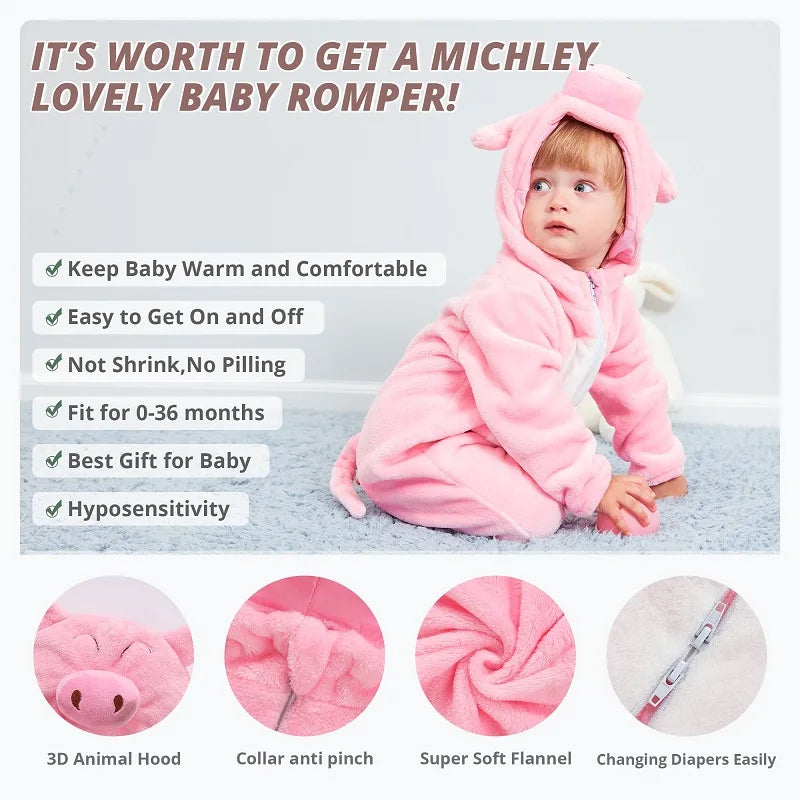 MICHLEY Halloween Baby Rompers