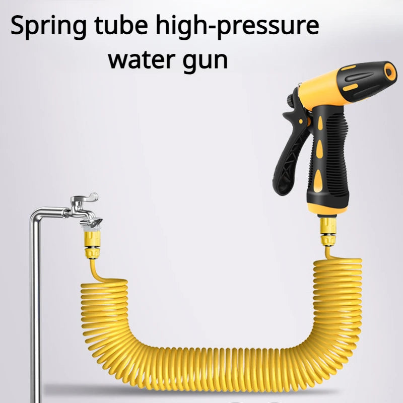 Telescopic Water Pipe with High-pressure Nozzle Car Washing Tool