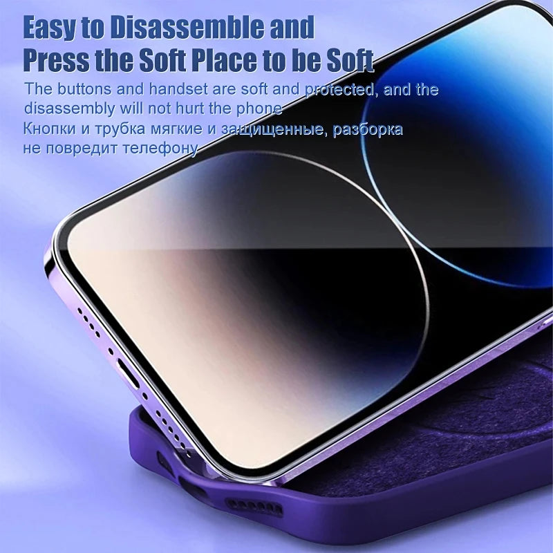 Original Liquid Silicone For Magsafe Case For iPhone 16 15 14 13 12 11 Pro Max Plus Cases Magnetic Wireless Charging Phone Cover