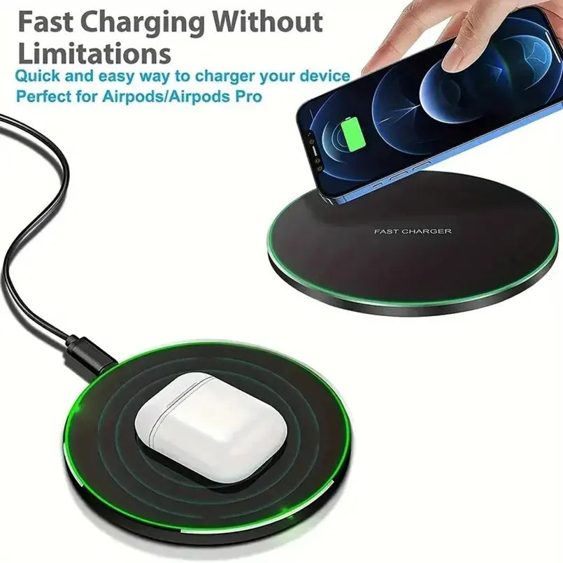 30W Fast Wireless Charger For iPhone, Samsung, Xiaomi and Huawei