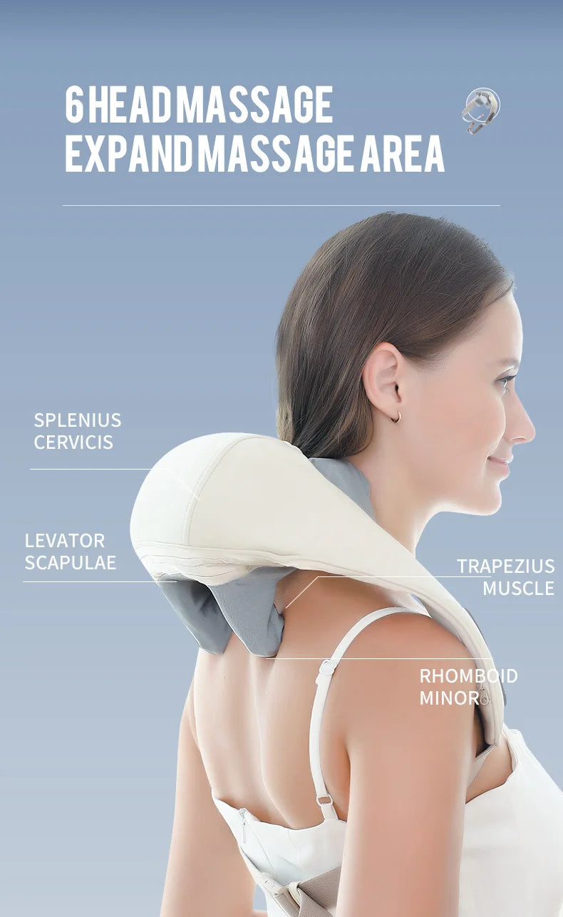 Foreverlily Wireless Neck And Back Massager