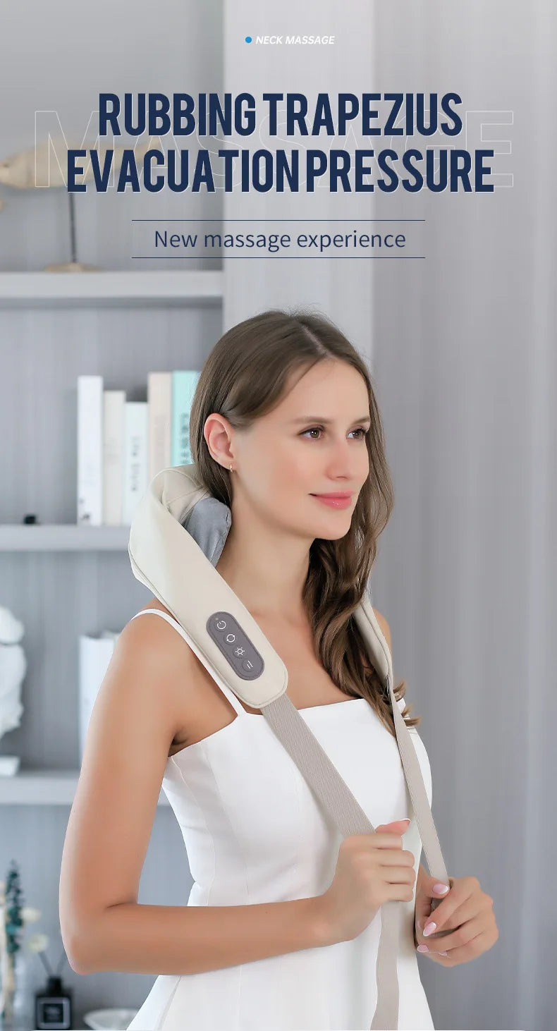 Foreverlily Wireless Neck And Back Massager