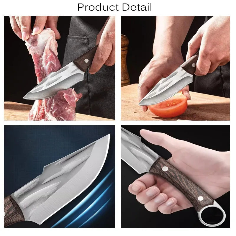 Stainless Steel Chicken Bone Scissors Kitchen Boning Knife Handmade Forged Knife Meat Cleaver Knives Fish Scale Scissor