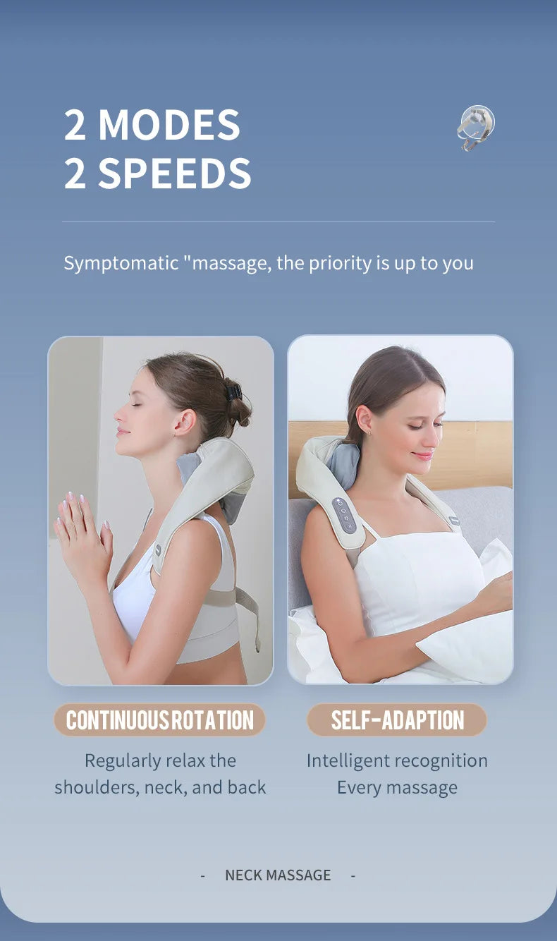 Foreverlily Wireless Neck And Back Massager