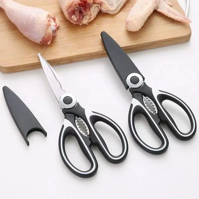 Multi Functional Stainless Steel Household Kitchen Scissors For Cutting Vegetables, Chicken Bones, Fish, And Other Tools