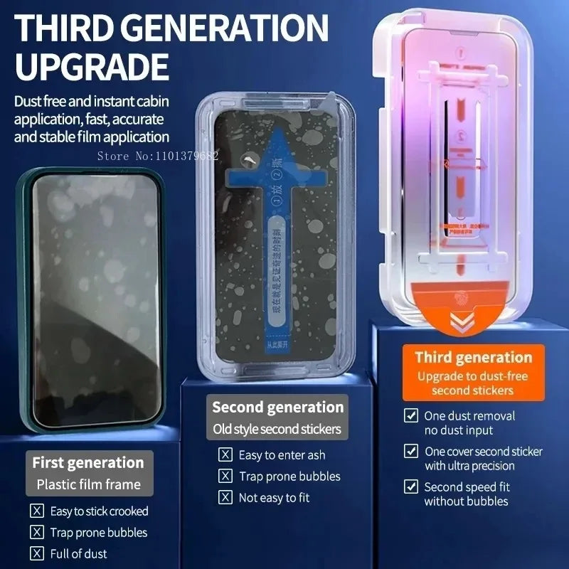 Dust Free Installation HD Screen Protector For IPhone