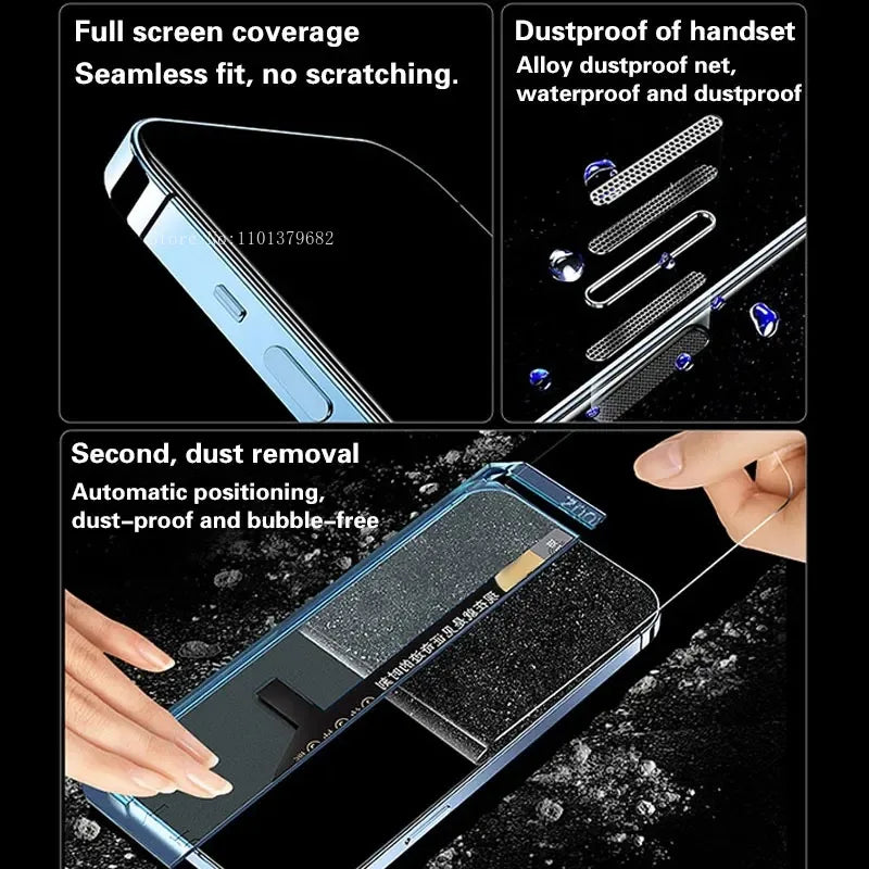 Dust Free Installation HD Screen Protector For IPhone