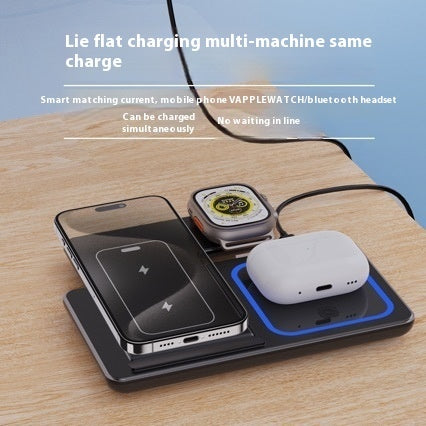 Fast Wireless Charger 3 in 1 For iPhone 15 14 13 12