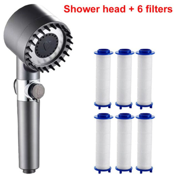 Rainfall Faucet Tap with 3 Modes Shower Head